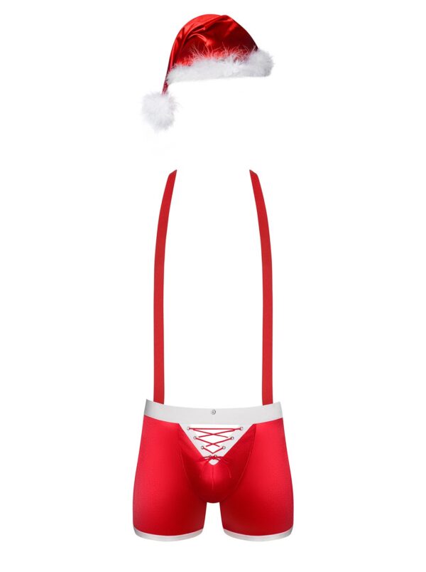 Mr Claus Sexy Kerstkostuum Voor Mannen - Afbeelding 3