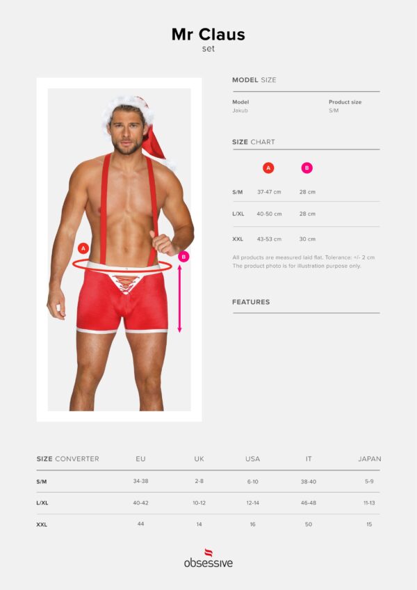 Mr Claus Sexy Kerstkostuum Voor Mannen - Afbeelding 5