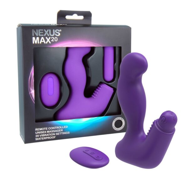 Nexus - Max 20 G-Spot & P-Spot Vibrator - Paars - Afbeelding 4
