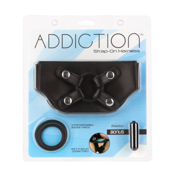Addiction - Strap-On Harnas - Zwart - Afbeelding 7