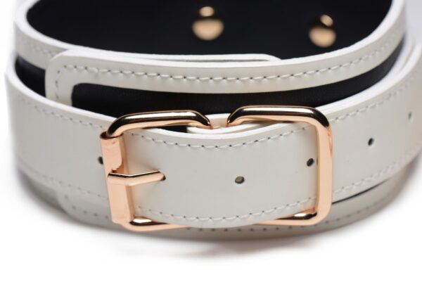 Kink in the Dark - Glow In De Dark Halsband Met Riem - Afbeelding 2