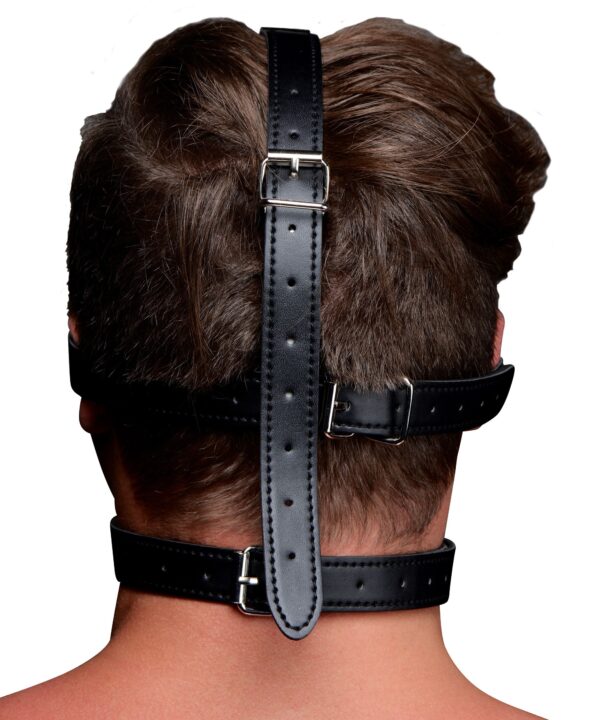 Kinky Verstelbaar Harnas Met blinddoek En Ballgag - Afbeelding 3
