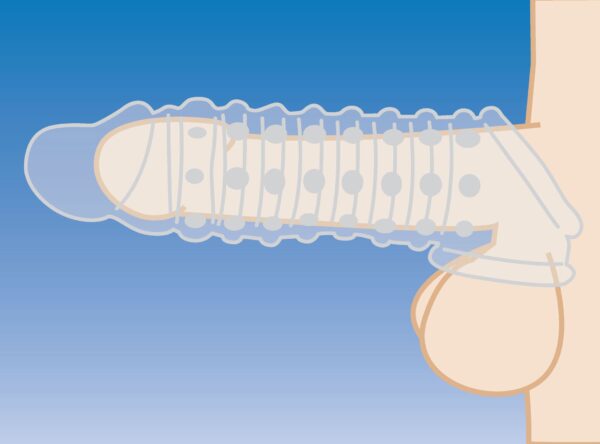 Size Matters - Penis Verlengende Sleeve - Transparant - Afbeelding 6