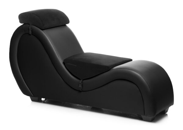 Kinky Seks Sofa Met Boeien en Positie Kussens - Zwart - Afbeelding 2