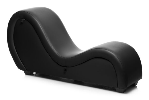 Kinky Seks Sofa Met Boeien en Positie Kussens - Zwart - Afbeelding 3