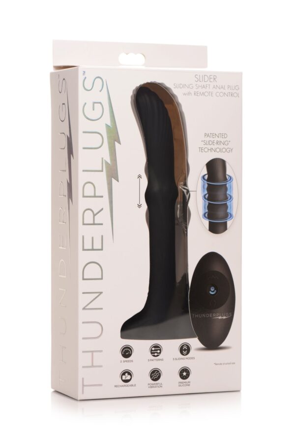 Thunderplugs - Anaal Vibrator Met Bewegende Schacht - Afbeelding 8