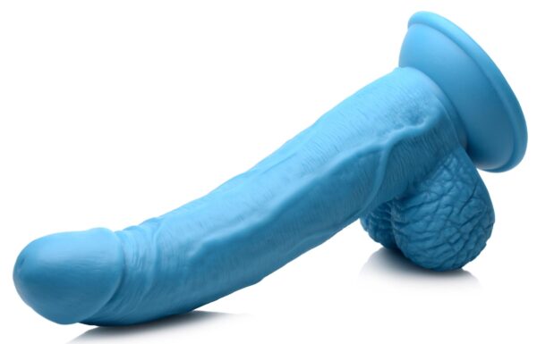 Poppin Dildo 19 cm - Blauw - Afbeelding 2