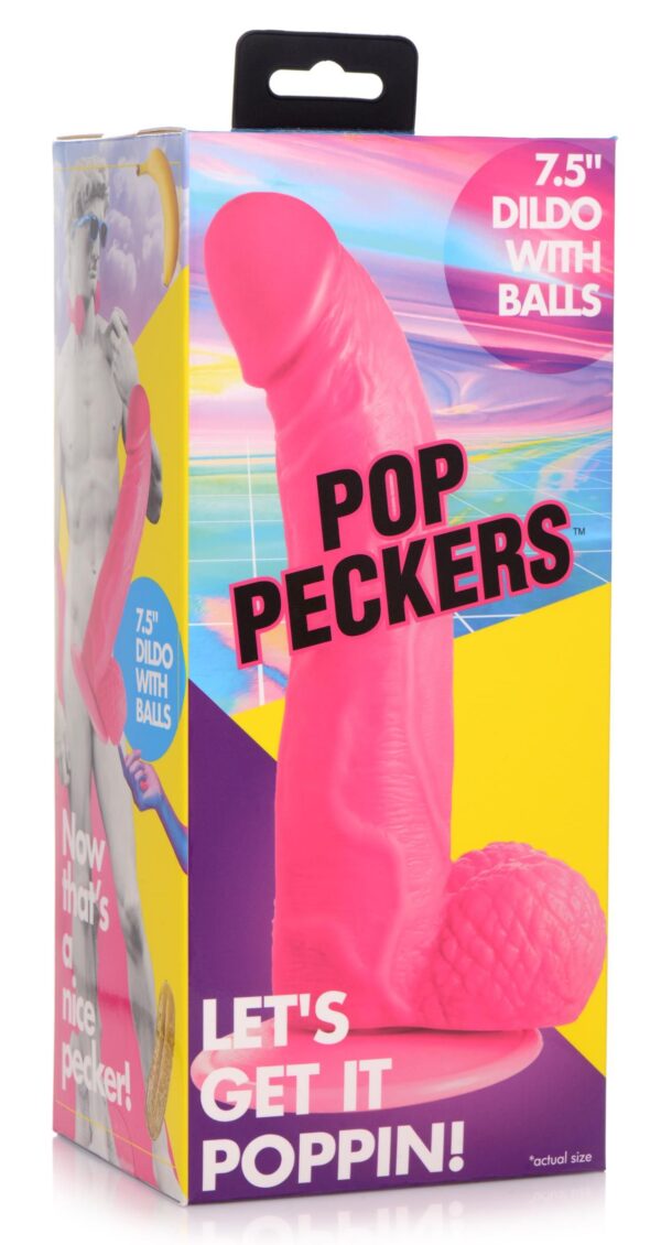 Poppin Dildo 19 cm - Roze - Afbeelding 6