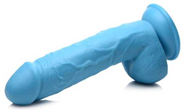 Poppin Dildo 20 cm - Blauw - Afbeelding 2