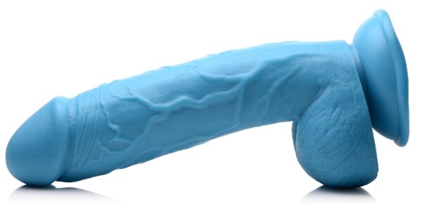 Poppin Dildo 20 cm - Blauw - Afbeelding 3
