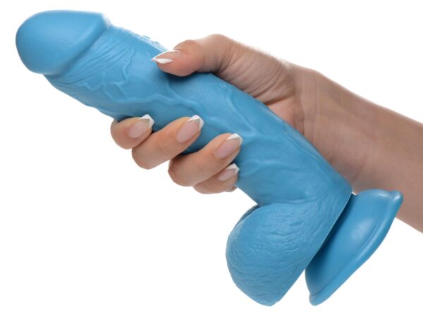 Poppin Dildo 20 cm - Blauw - Afbeelding 5