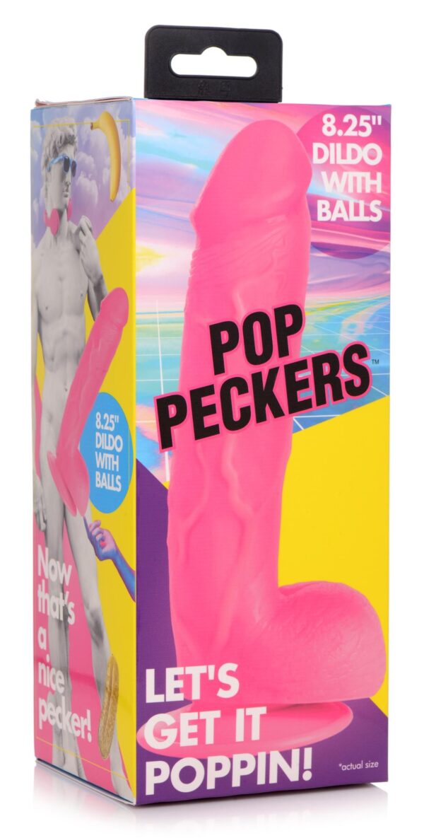 Poppin Dildo 20 cm - Roze - Afbeelding 6