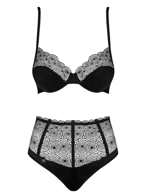 Sharlotte 2-Delige Lingerie Set - Zwart - Afbeelding 3