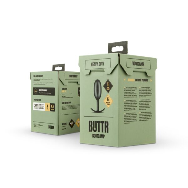 BUTTR - Heavy Duty Verzwaarde Buttplug - Afbeelding 2