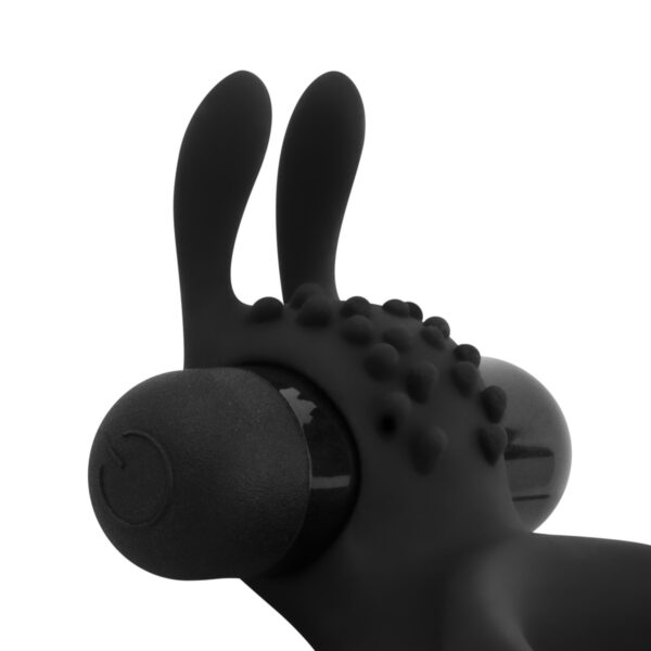 Share Ring - Dubbele Vibrerende Cockring Met Rabbit Oortjes - Afbeelding 7