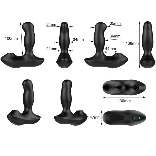 Nexus - Revo Air Roterende Prostaat Vibrator Met Luchtdruk Stimulatie - Afbeelding 7