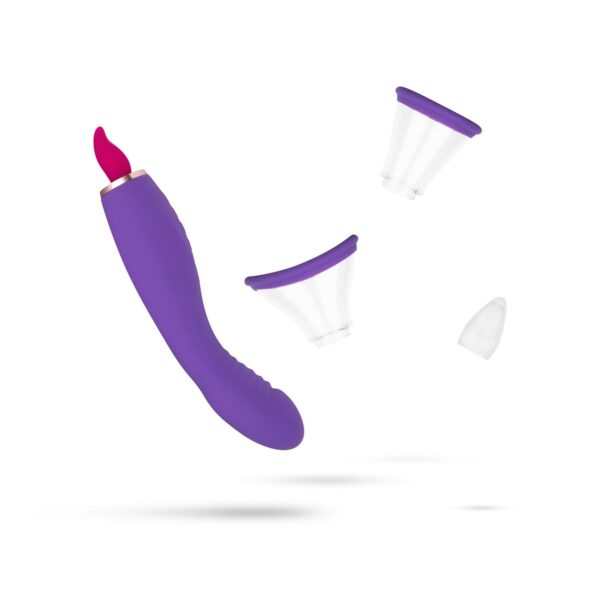 Pleasure Pump Met G-Spot Vibrator - Paars - Afbeelding 8