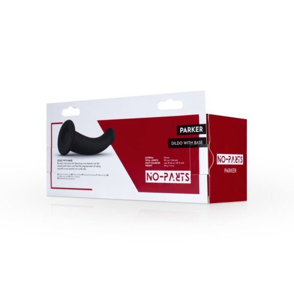 No-Parts - Parker Dildo 19.5 cm - Zwart - Afbeelding 9