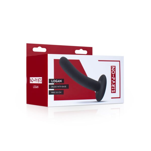 No-Parts - Logan Dildo 13.5 cm - Zwart - Afbeelding 8