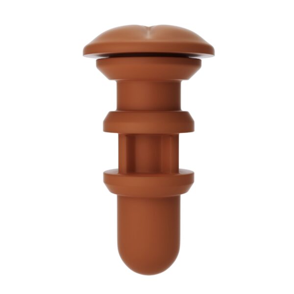Autoblow - A.I. Siliconen Anus Sleeve - Bruin - Afbeelding 3