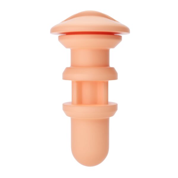 Autoblow - A.I. Siliconen Mond Sleeve - Beige - Afbeelding 4