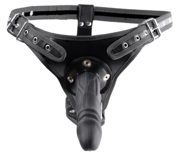 Double Penetration Strap On Harnas - Zwart - Afbeelding 3