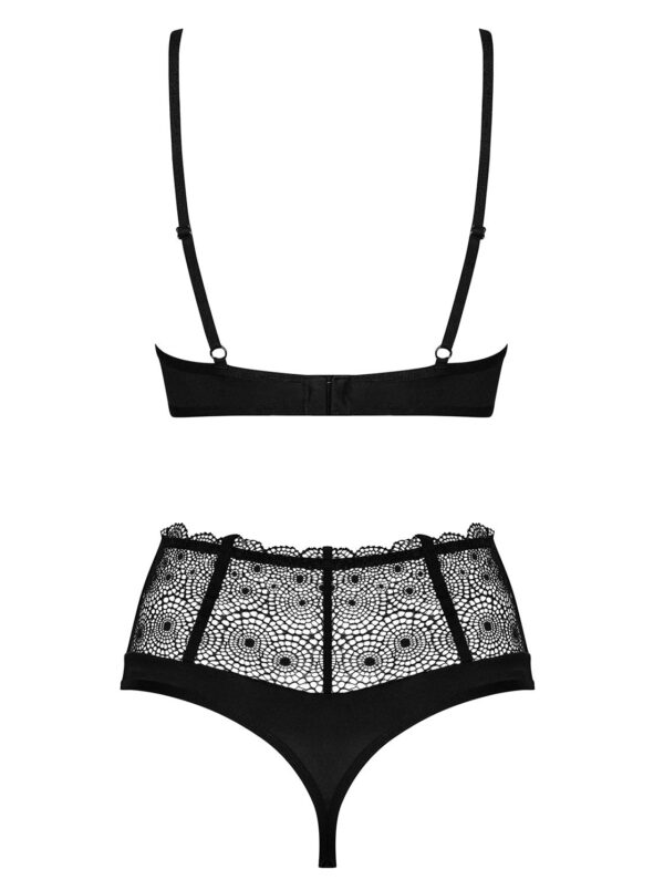 Sharlotte 2-Delige Lingerie Set - Zwart - Afbeelding 4