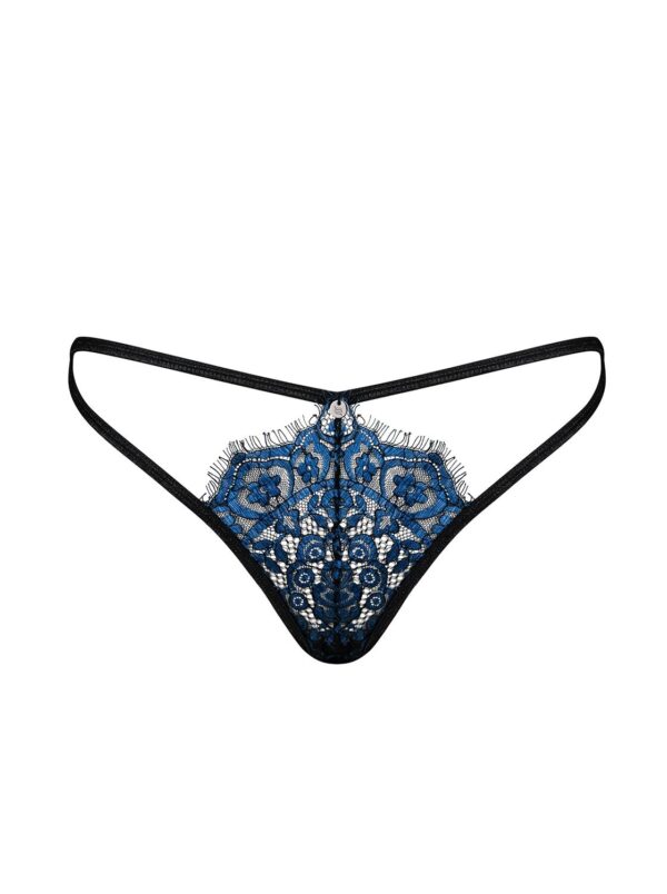 Yassmyne Sexy Kanten String - Blauw - Afbeelding 3