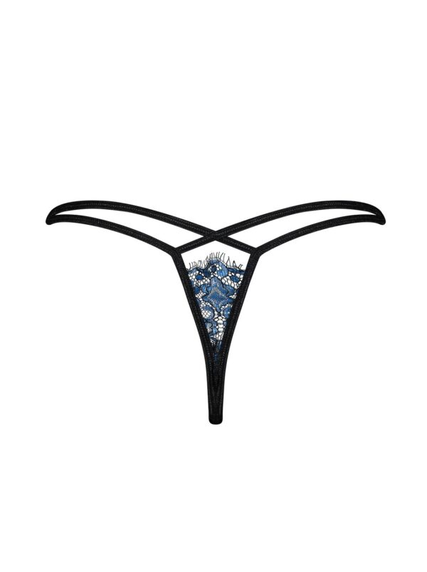 Yassmyne Sexy Kanten String - Blauw - Afbeelding 4
