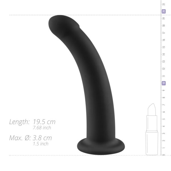 No-Parts - Parker Dildo 19.5 cm - Zwart - Afbeelding 4