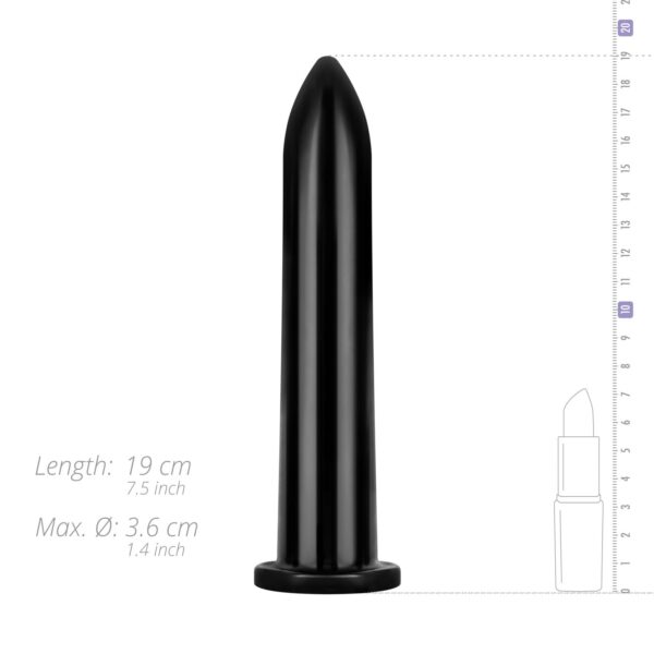 Dildo 20 cm - Zwart - Afbeelding 6