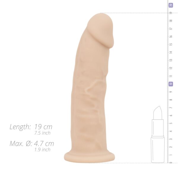 Real Fantasy Deluxe - Winston Vibrerende Realistische Dildo - 18 cm - Afbeelding 11