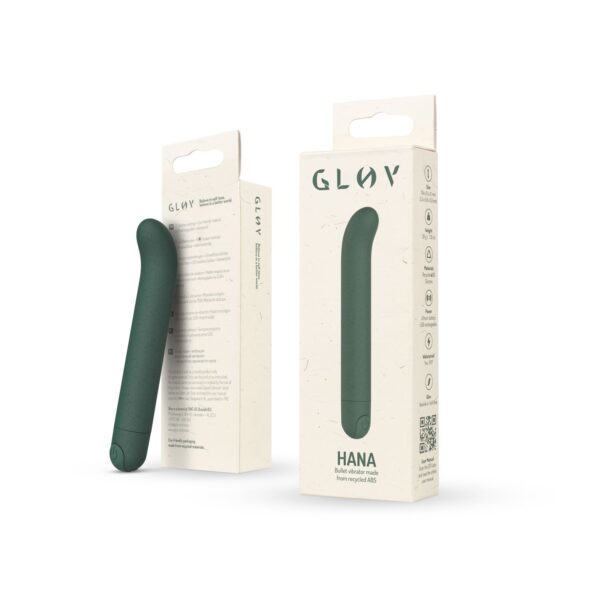 Gløv - Hana Eco G-spot Vibrator - Groen - Afbeelding 4