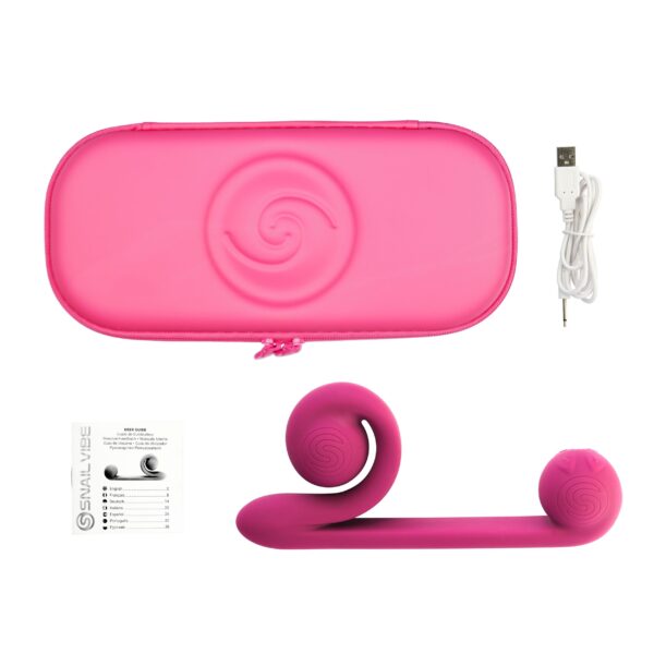 Snail Vibe Duo Vibrator - Roze - Afbeelding 6