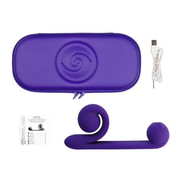 Snail Vibe Duo Vibrator - Paars - Afbeelding 6