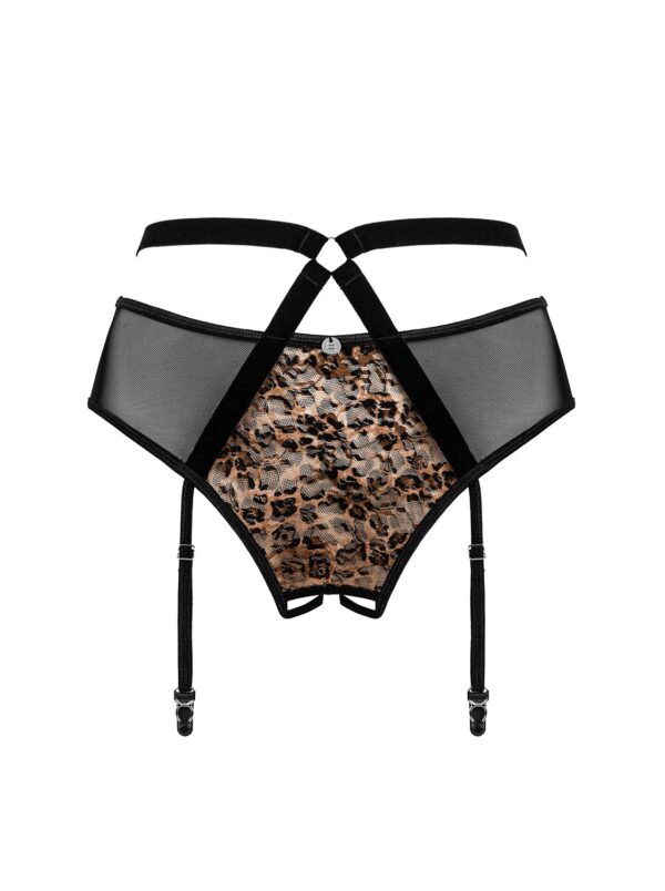 Allunes Sexy Jarretel Gordel - Luipaardprint - Afbeelding 2