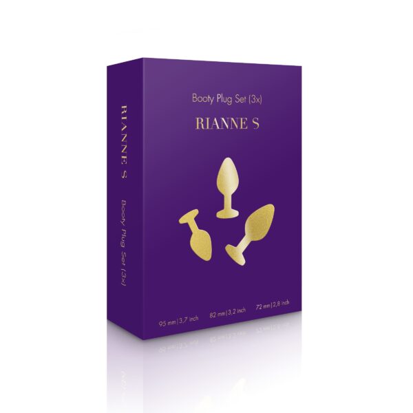 Rianne S - Soiree Booty Plug Set - Zwart - Afbeelding 7