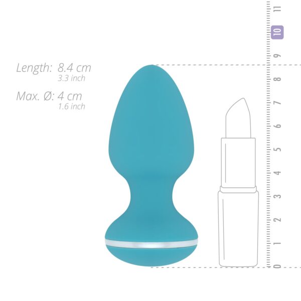 Cala Azul - Blanca Vibrerende Anaal Plug - Afbeelding 13