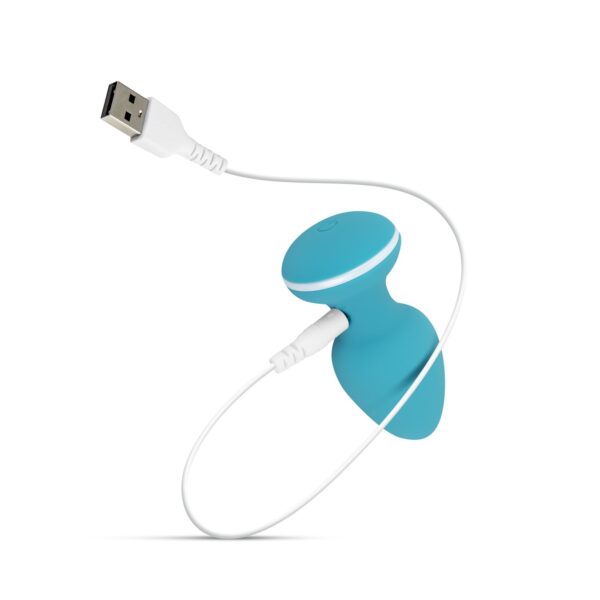 Cala Azul - Blanca Vibrerende Anaal Plug - Afbeelding 14