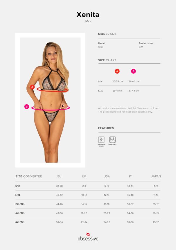 Xenita BH Set Met Sexy String - Afbeelding 5