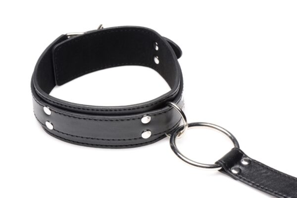Halsband Met Polsboeien Restraint Set - Zwart - Afbeelding 6