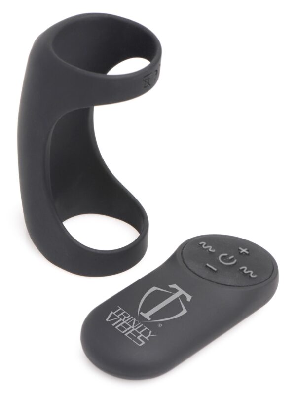 G-Shaft Vibrerende Cockring Met Afstandsbediening - Afbeelding 3