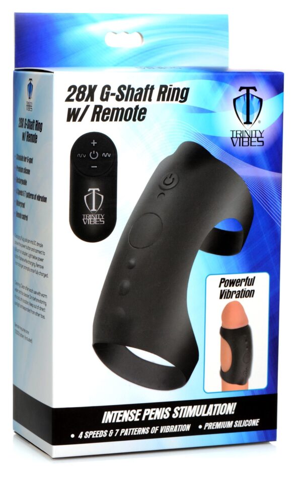 G-Shaft Vibrerende Cockring Met Afstandsbediening - Afbeelding 5