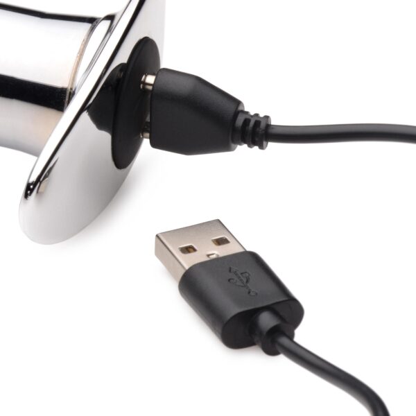 Chrome Blast Oplaadbare Buttplug Met Afstandsbediening - Klein - Afbeelding 3