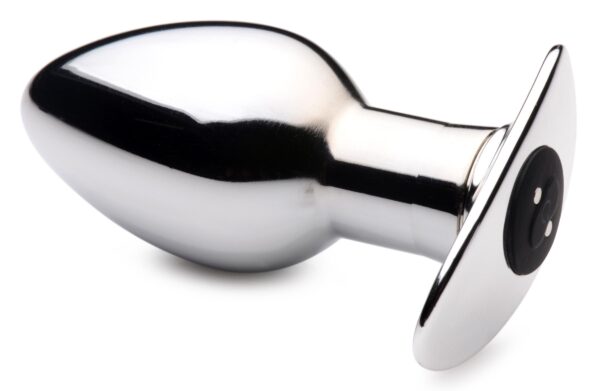 Chrome Blast Oplaadbare Buttplug Met Afstandsbediening - Groot - Afbeelding 2