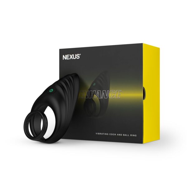 Nexus - Vibrerende Cockring Met Dubbele Stimulatie - Afbeelding 2
