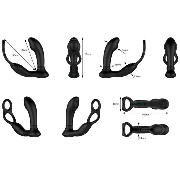 Nexus - Simul8 Vibrerende Anaal Vibrator Met Cockring - Afbeelding 3