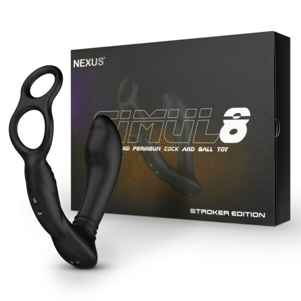 Nexus - Simul8 Vibrerende Anaal Vibrator Met Cockring - Afbeelding 5