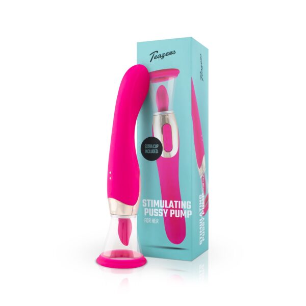 Teazers - Pleasure Pump Met G-Spot Vibrator - Roze - Afbeelding 13
