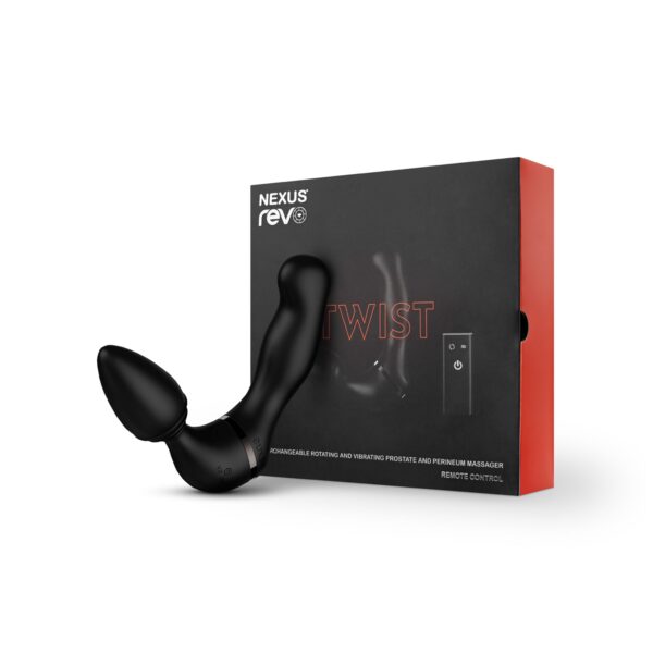 Nexus - Revo Twist Dubbele Anaal & Prostaat Stimulator - Zwart - Afbeelding 6